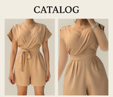 اورال مجلسی ساده کرم (سایز ایکس لارج XL)