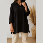 تونیک جلوبسته مشکی