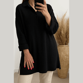 تونیک جلوبسته مشکی