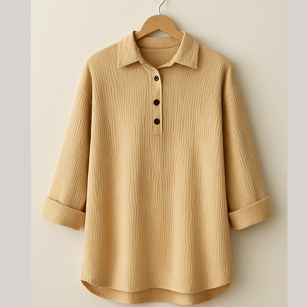 تونیک جلوبسته کرم