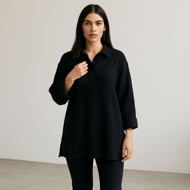 تونیک جلوبسته مشکی